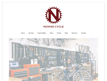 Tablet Screenshot of nomadcycle.com